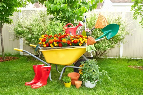 Low-carbon van used for sustainable garden waste transport
